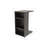 Hanah Home Mesa Auxiliar Escandinava Anthracite con Ruedas 30x40x63 cm Tablero Melamina 18 mm